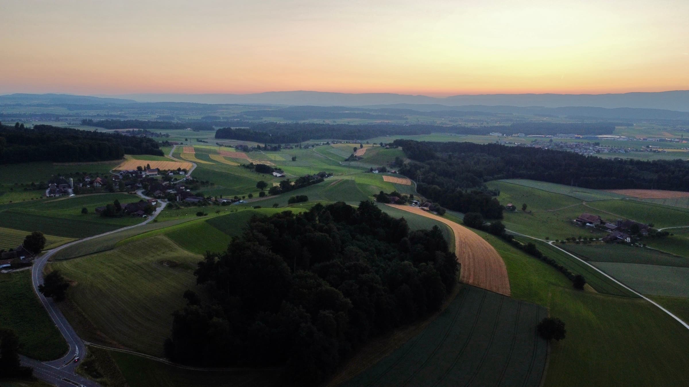 Drohnenaufnahme aus der Luft